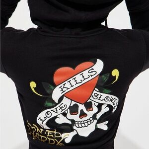 Fashion Nova Ed Hardy Set Top and Bottomm